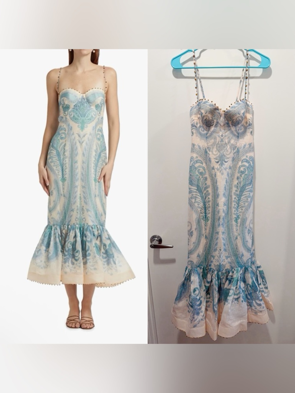 🔥RUNWAY NWT AU0 Zimmermann Illuminate Mermaid Gown